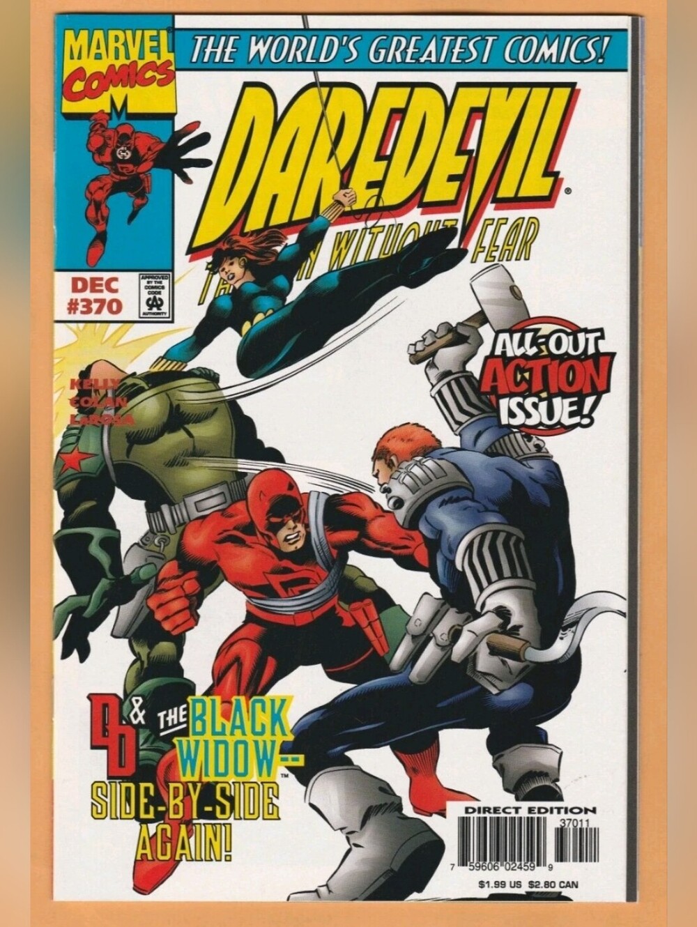 Marvel Comics Daredevil #370 December 1997